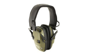 Howard Leight Impact Sport Ear Muff Electronic 2 AAA OD Green