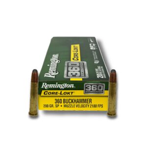 Remington 360 Buckhammer 200gr Soft Point Core Lokt Ammo - 20rd