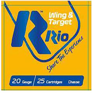 Rio Wing & Target 20 Gauge 2-3/4" 7/8 oz 7.5 Shot Ammo - 25rd