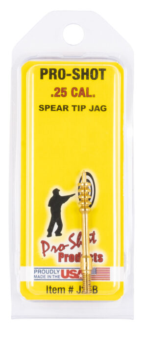 Pro-Shot J25B .25 Cal 8x32 Thread Brass Spear Tip Jag