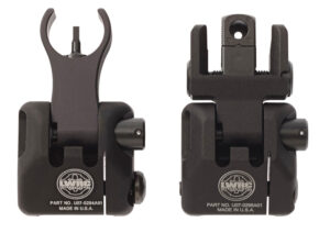LWRC Skirmish Back-Up Front and Rear Iron Sights Black Finish for AR-15