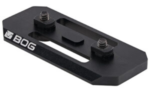 BOG M-LOK Rail ARCA Swiss Tripod 3" Plate - Black