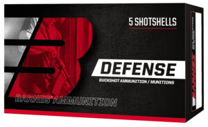 Barnes Defense 12 Gauge 3" 15 Pellets 00 Buck Shot Ammo - 5rd