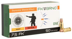 FK BRNO Target & Tactical 7.5FK 101gr F9 Flat Nose Dynamic Shock Effect - 50rd