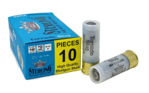 Sterling 12 Gauge 2-3/4 1oz Tornado Slug Competition Series Ammo