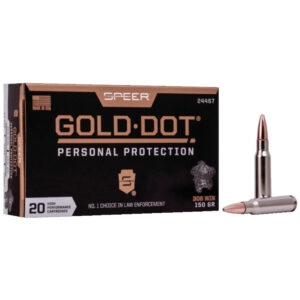 Speer 308 Win 150gr GDSP Gold Dot Rifle Personal Protection Ammo - 20rds