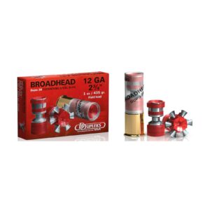 DDupleks USA 12 Gauge 2-3/4 1oz Slug Broadhead Dupo 28 Ammo