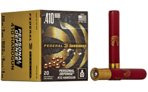 Federal Personal Defense 410 Gauge 3" 9 Pellets #4 Buckshot Ammo - 20rd