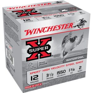 Winchester Super-X  12 Gauge 3-1/2" 1-3/8oz #2 Shot Ammo - 25rds