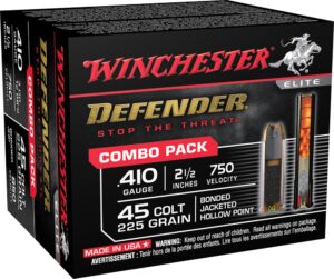 Winchester Combo (10)45 Colt 225gr JHP & (10).410 2-1/2"  1/2oz 3Disc 12BBs-20rd