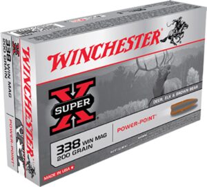 Winchester Power-Point 338 Win Mag 200gr Power Point Ammo - 20rd