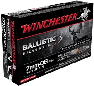 Winchester Silvertip 7mm-08 Rem 140gr Rapid Cont Expan Poly Tip Ammo - 20rd