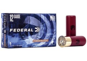 Federal Power-Shok 12 Gauge 2-3/4" 1-3/16oz 00 Maximum Buckshot Ammo