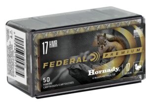 Federal 17 HMR 17 Grain V-Max Polymer Tip Ammo
