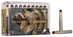 Federal Premium Safari 9.3x62 Mauser 286gr Woodleigh Hydro Solid Ammo - 20rds