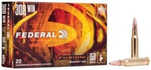 Federal Fusion 308 Win 150gr Bonded SP Ammo
