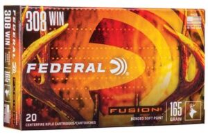 FEDERAL FUSION 308 WIN 165GR BONDED SP AMMO