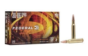 Federal 30-06 Sprg 150gr Bonded Soft Point Ammo