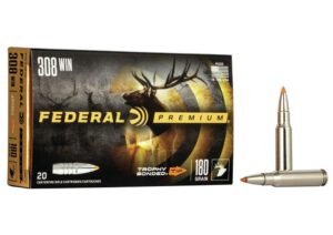 Federal Premium 308 Win 180gr Trophy Bonded Tip Ammo - 20rds
