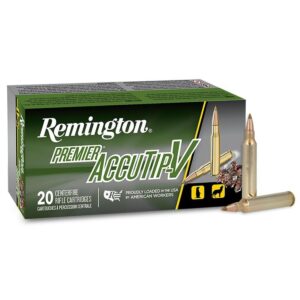 Remington Premier 204 Ruger 40gr AccuTip-V Ammo - 20rds
