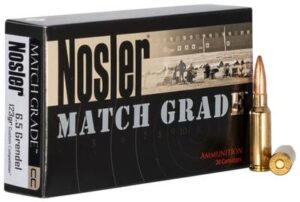 Nosler 6.5 Grendel 123gr Custom Competition HPBT  Match Grade Ammo - 20rds