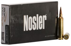 Nosler Match Grade RDF 28 Nosler 185 gr RDF Hollow Point Boat Tail Ammo - 20rd
