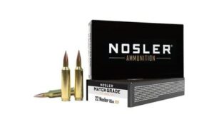 Nosler Match Grade RDF 22 Nosler 85gr BTHP Ammo - 20rds