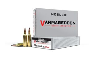 Nosler Varmageddon 17 Rem Fireball 20 Grain FB Tipped Ammo - 20rd