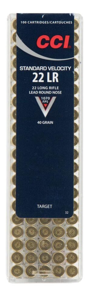 CCI 22 LR 40gr Standard Velocity Lead Round Nose Ammo