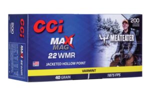 CCI 22 WMR 40gr Maxi Mag JHP Ammo