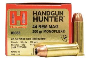 Hornady Handgun Hunter 44 Rem Mag 200gr MonoFlex Ammo - 20rds