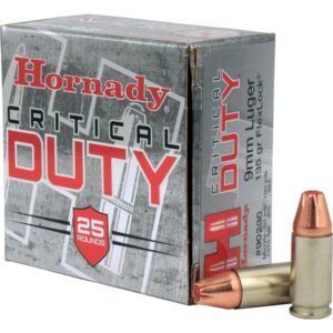 Hornady Critical Duty 9mm 135gr FlexLock Ammo - 25rd