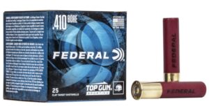 Federal Top Gun .410 Gauge 2-1/2" 1/2oz #9 Shot Ammo - 25rds