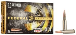 Federal 6.5 Creedmoor 130gr Barnes TSX Ammo - 20rds