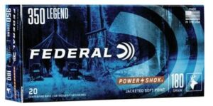 Federal 350 Legend 180 Grain JSP Power-Shok Ammo - 20rds