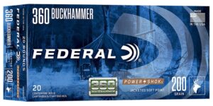 Federal 360 Buckhammer 200gr Jacketed Soft Point Power-Shok Ammo - 20rd