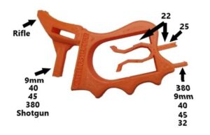 BulletBlaster Multiple Caliber Gun Magazine Loading Tool - Orange