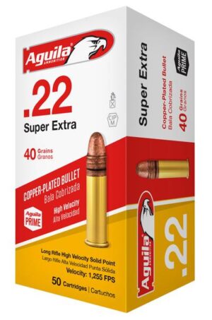 Aguila Super Extra 22 LR 40gr CPSP Ammo - 50rds
