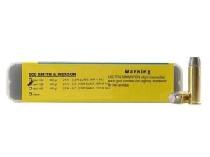 Buffalo Bore 500 S&W 440gr HC LFN-GC Ammo - 20rds