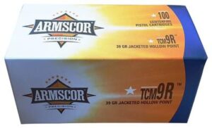Armscor 22 TCM9R 39 Grain JHP Precision Ammo