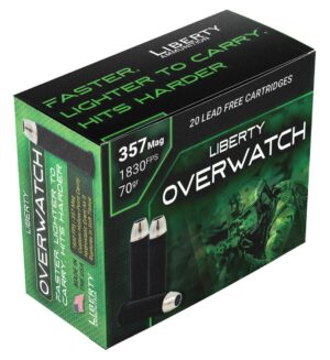 Liberty OverWatch 357 Mag 70gr HP Ammo - 20rds