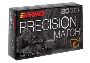 Barnes Precision Match 5.56x45mm 69gr OTM BT Ammo - 20rds