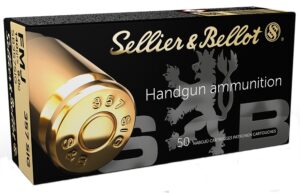 Sellier & Bellot 357 Sig 140gr Full Metal Jacket Ammo - 50rd