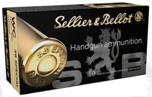 Sellier & Bellot 38 Special 148gr Wadcutter Ammo - 50rd