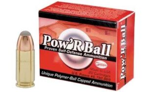 Corbon 9MM +P 100gr Pow`RBall Capped HP Ammo - 20rd