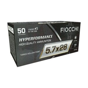 Fiocchi Hyperformance 5.7x28 40 Grain Tipped HP Ammo - 50rds
