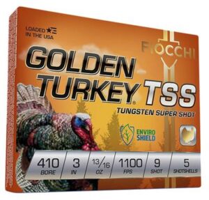Fiocchi Golden Turkey  .410 Gauge 3 13/16oz #9 Shot TSS Ammo