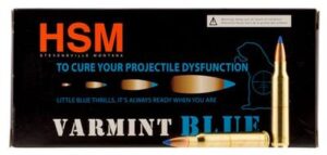 HSM Varmint Blue 223 Rem 55gr Sierra BlitzKing Ammo - 20rds