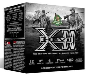 HEVI-Shot 12 Gauge 3 1-1/4oz #6 Shot XII Tungsten Ammo