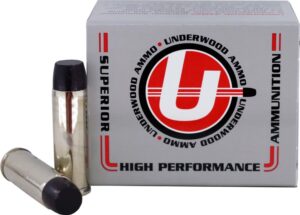 Underwood 500 S&W Mag 440gr FNGC Black Cherry Coated HC Ammo - 20rds